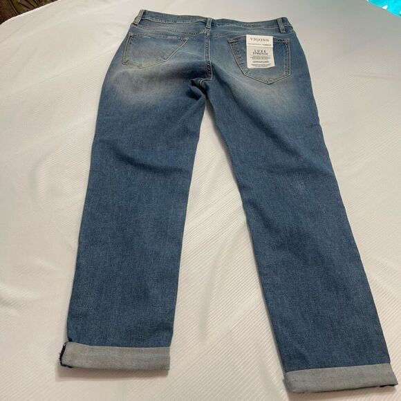 NWT Vigoss Thompson Tomboy Distressed Denim Jeans Size 31 New - Picture 6 of 8
